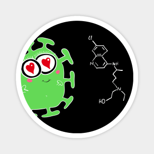 Coronavirus loves hydroxychloroquine Magnet